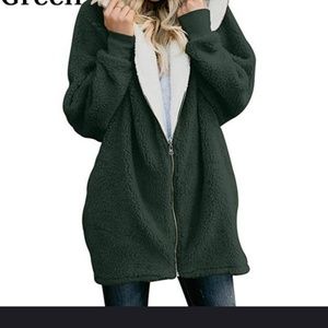 Fleece Fooded Jacket